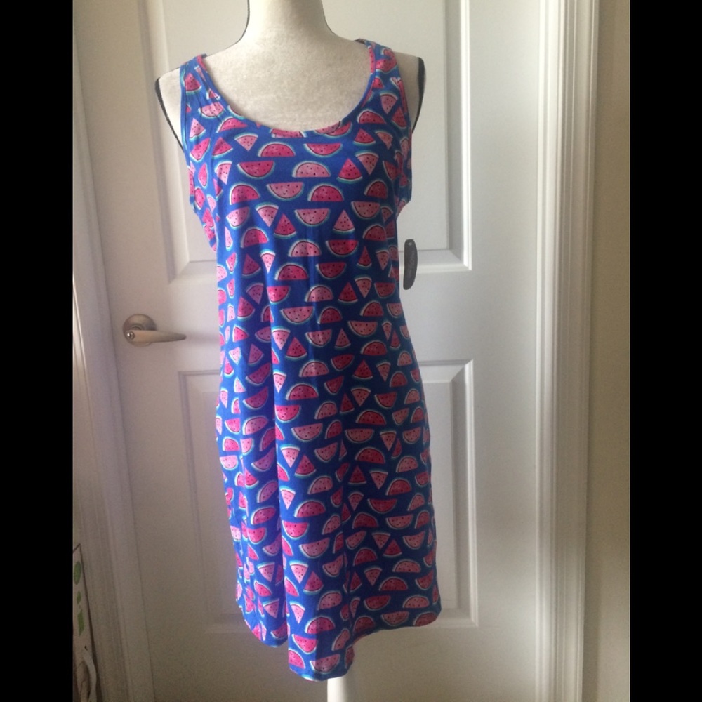 Cotton watermelon print dress